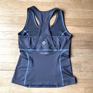 Alp n rock black/gray yoga exercise tank top